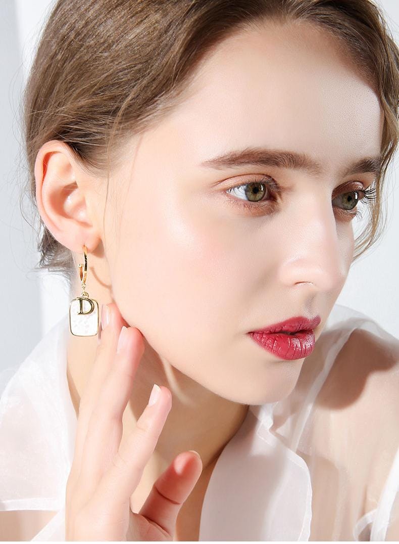 Hoop D Earrings HE10 Hoop D Earrings HE10