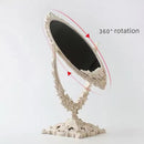 Vintage Makeup Mirror European Desktop Makeup Mirror  595012 - TUZZUT Qatar Online Shopping