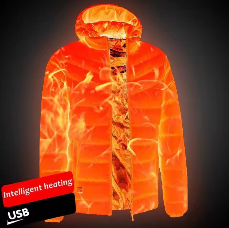 Men's heated areas warm coat jacket 133133 5XL