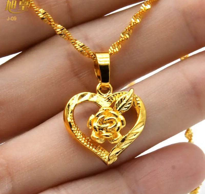 Gold Colour Necklace Pendant Necklace Fashion For Women S4559746
