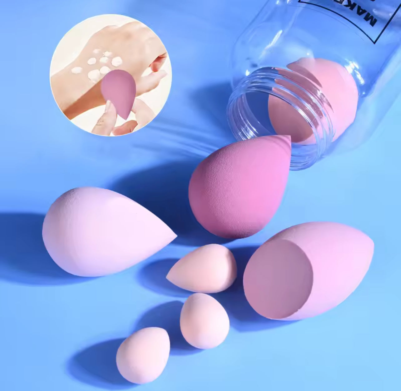 7Pcs/Set Makeup Sponge Set 459435 7Pcs/Set Makeup Sponge Set 459435