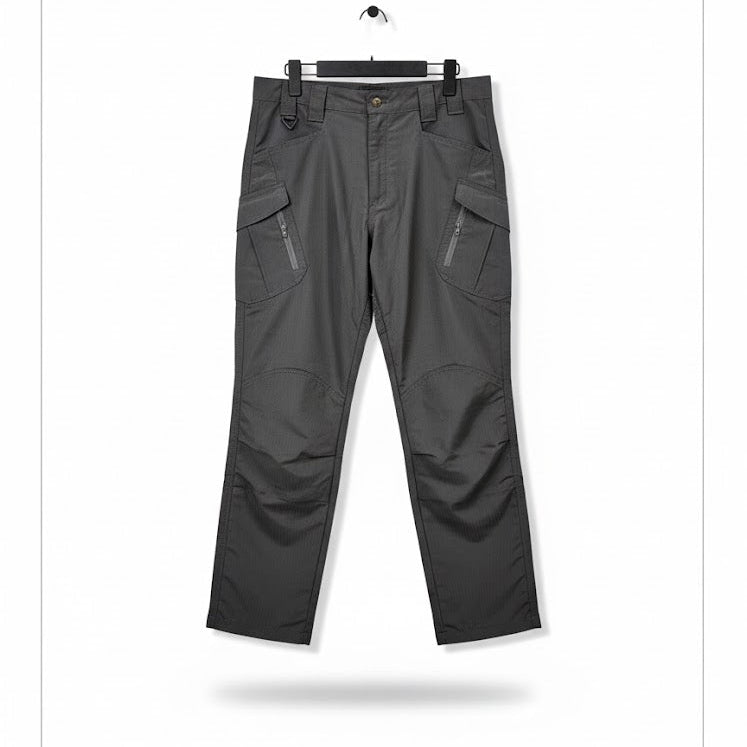 Men's Grey track pants/sweatpants with a drawstring waist B-394109