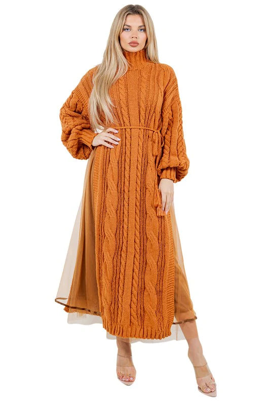 Women Fashion 2Pcs Sweater Dress Set 78296 Women Fashion 2Pcs Sweater Dress Set 78296