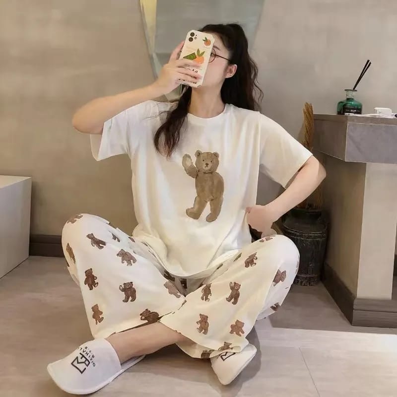 Women Pajamas Sets Spring Autumn Thin Carton Generation Women Long Sleepwear Suit Home Wear Women Cute Gift Student Pyjamas Set S4602181 - Tuzzut.com Qatar Online Shopping