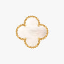 Mother-of-pearl Yellow Gold Ring FR66 - TUZZUT Qatar Online Shopping