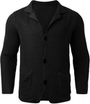 Button Down Cardigan Long Sleeve Sweaters S5050477 XL - TUZZUT Qatar Online Shopping