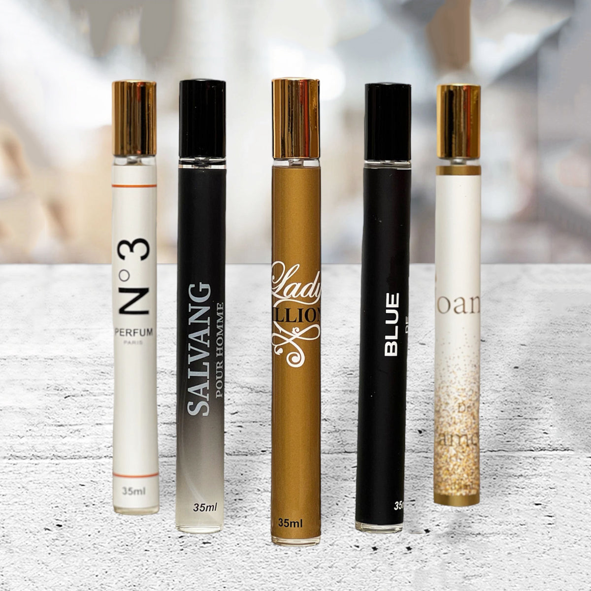 5 Pcs EDP Natural Spray Vaporisateur 35 ml 5 Pcs EDP Natural Spray Vaporisateur 35 ml
