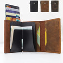 AirTag Wallet - Premium Leather Card Holder RFID Blocking Smart Wallet with AirTag Case - Tuzzut.com Qatar Online Shopping