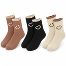 3Pairs Men's Smiley Socks with Contrast Cuffs S4680280