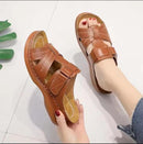 Womens Sandals Slip Leather Slippers Comfortable Dress Walking Shoes    2128 - TUZZUT Qatar Online Shopping