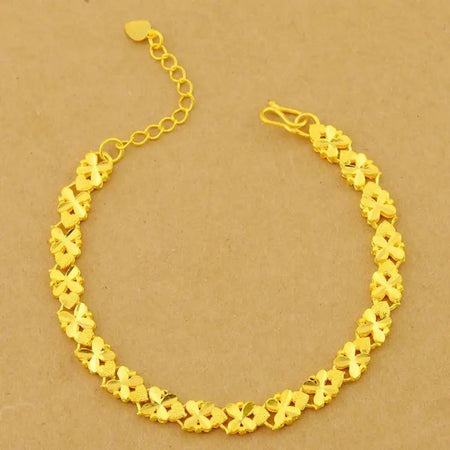 Bracelet Jewelry Brass Gold Plated Lucky Bracelet Model-04