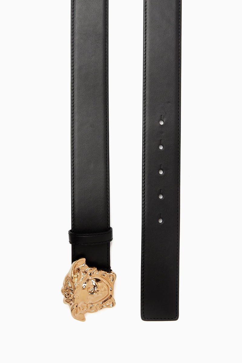 La Medusa Belt in Calf Leather B0001 - TUZZUT Qatar Online Shopping