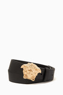 La Medusa Belt in Calf Leather B0001 - TUZZUT Qatar Online Shopping