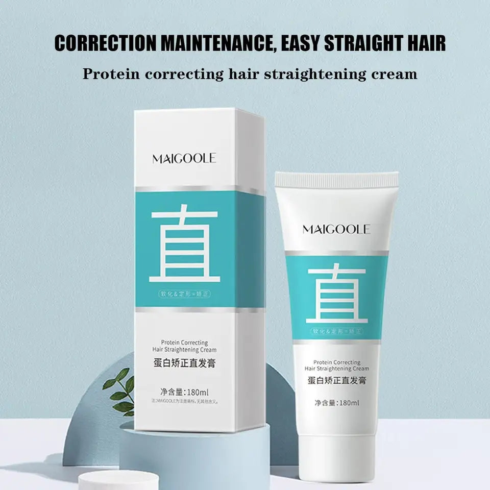 Protein Correcting Hair Straightening Cream Silk & Gloss Hair - 180ml Protein Correcting Hair Straightening Cream Silk & Gloss Hair - 180ml