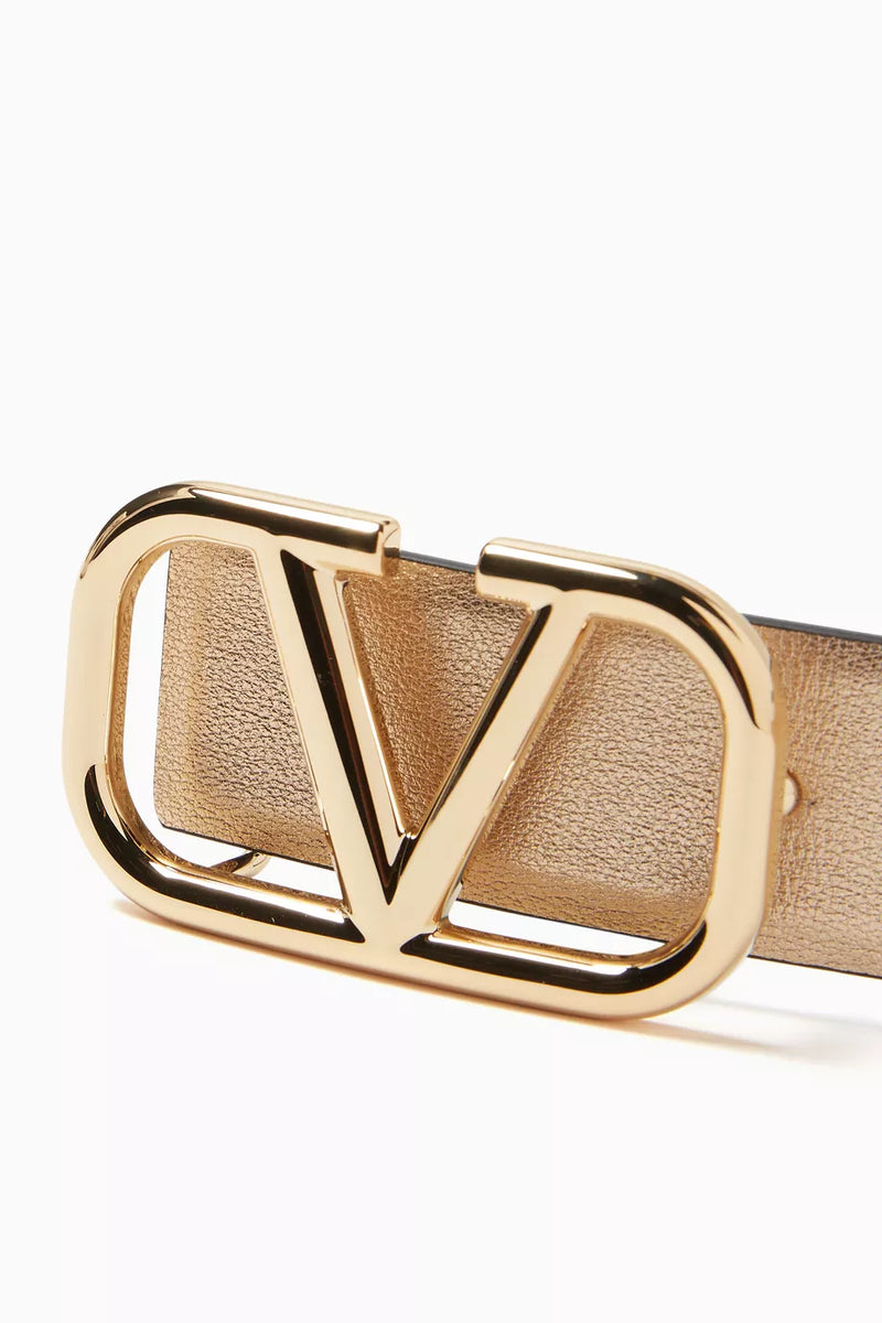 Garavani Reversible Belt in Shiny Calfskin V1001 - TUZZUT Qatar Online Shopping