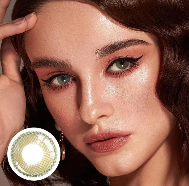 Unibling Marina Green Contact Lenses for Eyes (1 Pair) - TUZZUT Qatar Online Shopping