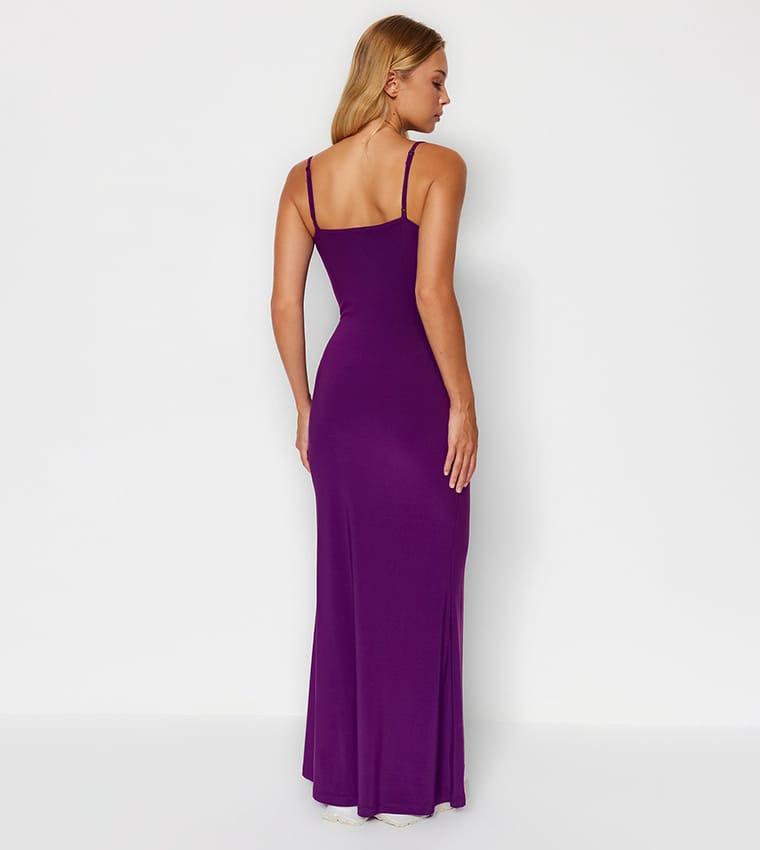 Solid Strappy Maxi Dress K58749687 3XL Solid Strappy Maxi Dress K58749687 3XL