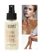 Ushas Glow Shimmer Spray - 518550 - TUZZUT Qatar Online Shopping
