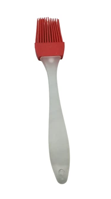 Silicone Oil Brush with Handle Pastry/Cake Brush/Heat Resistant Ghee Brush for non-stick | Red X1012595 - Tuzzut.com Qatar Online Shopping