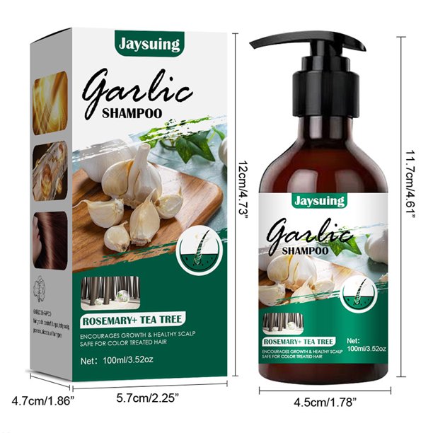 Garlic Shampoo Deep Cleansing Effective Hair Loss Treatment - Tuzzut.com Qatar Online Shopping