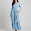 Women's New Trendy Long Dress B1122547 - TUZZUT Qatar Online Shopping