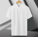 Summer Ice Silk Polo Shirt High-End T-Shirt    B971352 - TUZZUT Qatar Online Shopping