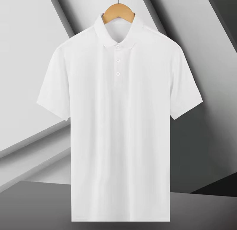 Summer Ice Silk Polo Shirt High-End T-Shirt    B971352 - TUZZUT Qatar Online Shopping