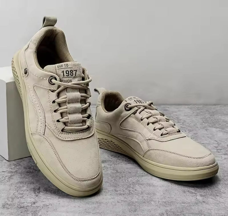 Breathable Autumn Lace up Comfortable Loafers 50890 - TUZZUT Qatar Online Shopping