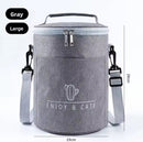 LUCKY Stainless Steel Insulated Lunch Box with Cover LB1000 - TUZZUT Qatar Online Shopping