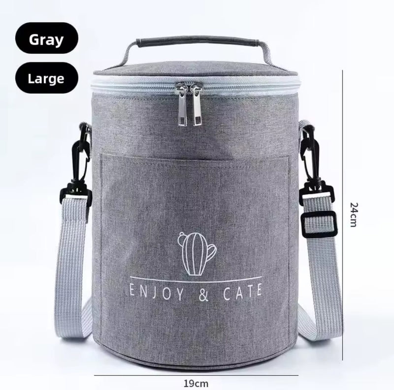 LUCKY Stainless Steel Insulated Lunch Box with Cover LB1000 - TUZZUT Qatar Online Shopping