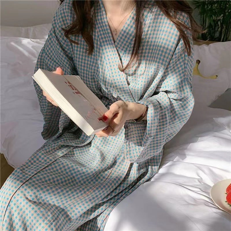 Women 's Long Sleeve Sleep Robe  490622 - M