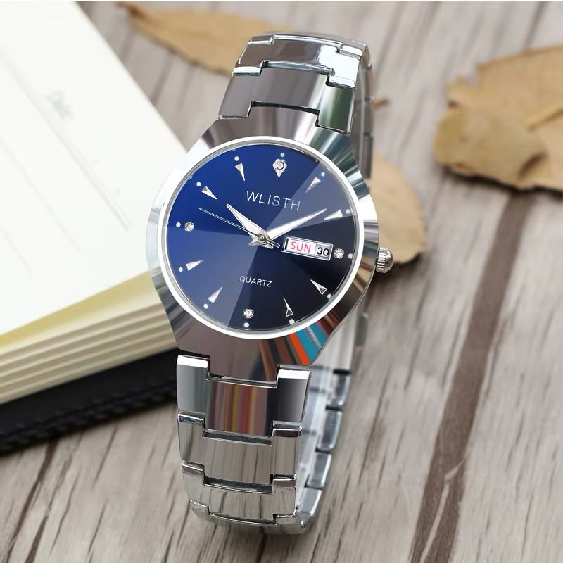 Mens Stylish Silver Stainless Watch W84547 - TUZZUT Qatar Online Shopping