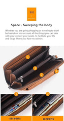 Men Luxury Leather Multifunction Wallet b-597233 - TUZZUT Qatar Online Shopping