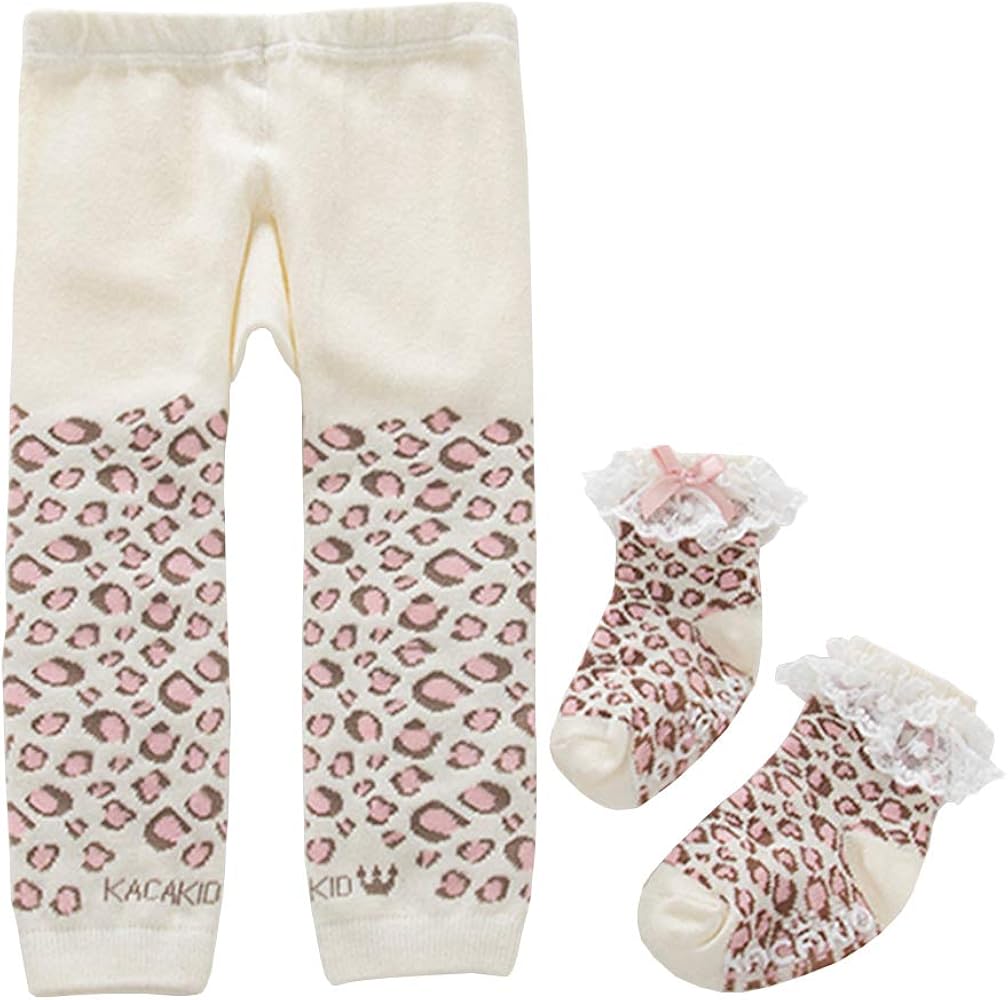 Baby Girls Footless Ankle Length Tight Legging Socks Set S5119324 Baby Girls Footless Ankle Length Tight Legging Socks Set S5119324