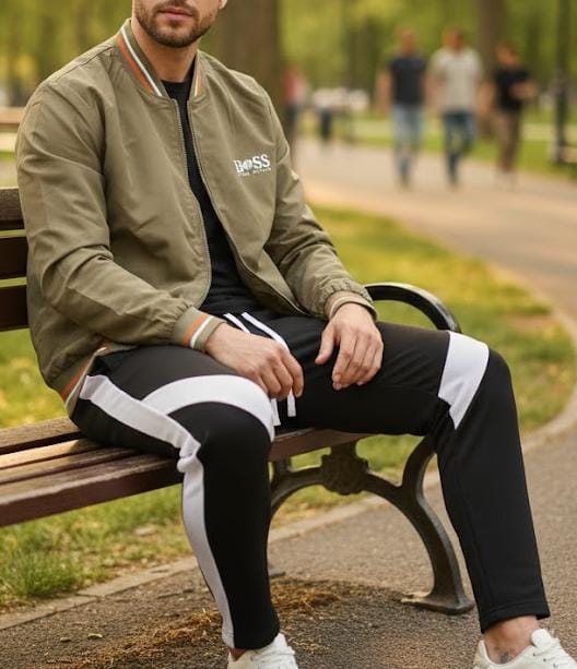 Men's 2 Pcs Tracksuit Set TZ7802 - TUZZUT Qatar Online Shopping