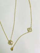 Simple Fashionable Style Long Clavicle Chain Necklace And Bracelet X4584808 - TUZZUT Qatar Online Shopping