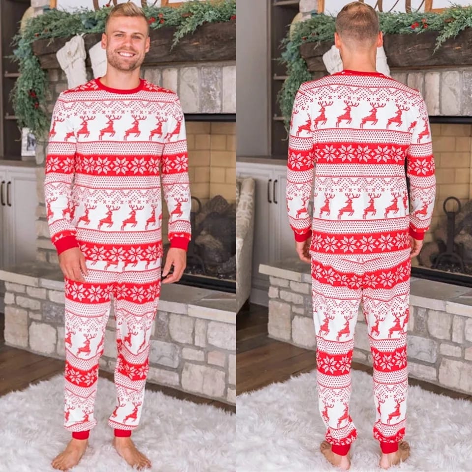 Home Clothes T-shirt + Pants Xmas Sleepwear Men's Nightwear 25783004 Home Clothes T-shirt + Pants Xmas Sleepwear Men's Nightwear 25783004