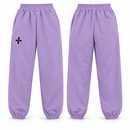 1PC Girls’ Lavender Flower Motif Jogger Pants SDR 4039- 160