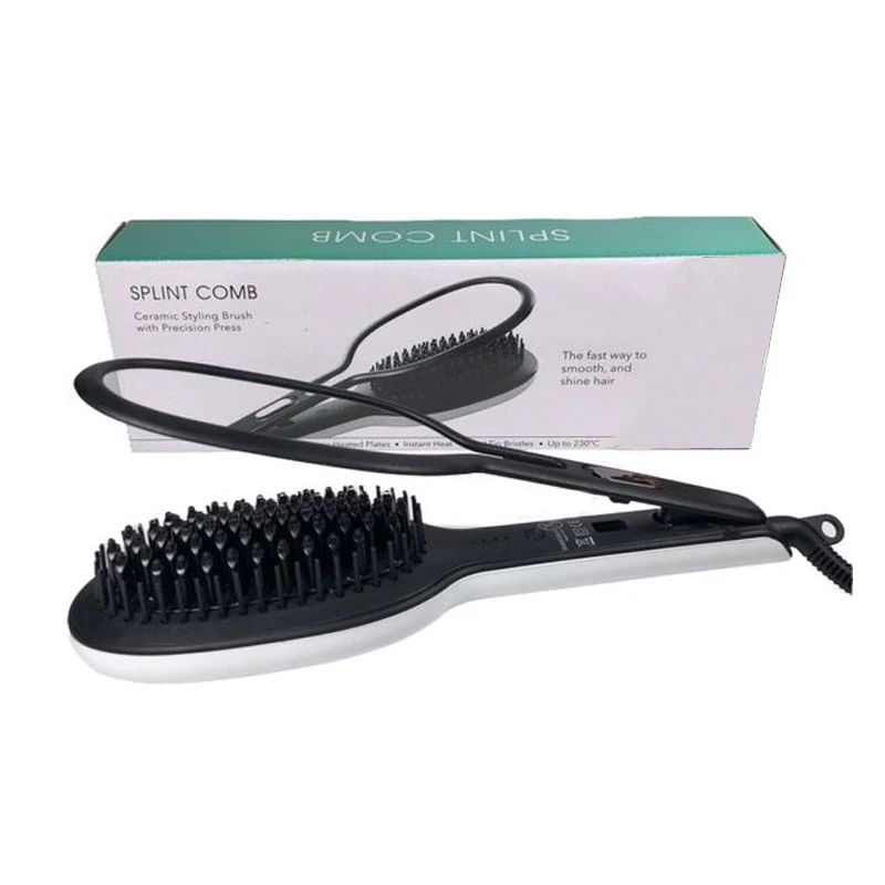 Hair Straighten Iorn Comb HQT-808 - TUZZUT Qatar Online Shopping