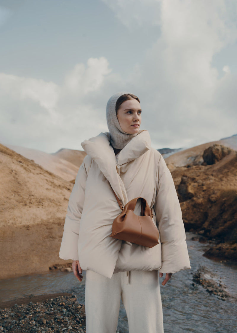 Numéro Neuf Edition Textured Camel Bag B2010 - TUZZUT Qatar Online Shopping