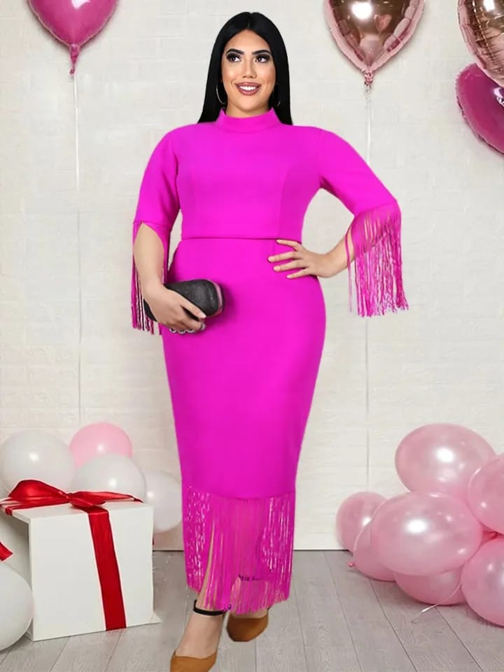 Plus Size Tassel Dresses for Women Midi Dresses Sexy Bodycon Package Hip Ruflfes Summer Evening Cocktail Celebraty Sheath S4599564 Plus Size Tassel Dresses for Women Midi Dresses Sexy Bodycon Package Hip Ruflfes Summer Evening Cocktail Celebraty Sheath S4599564