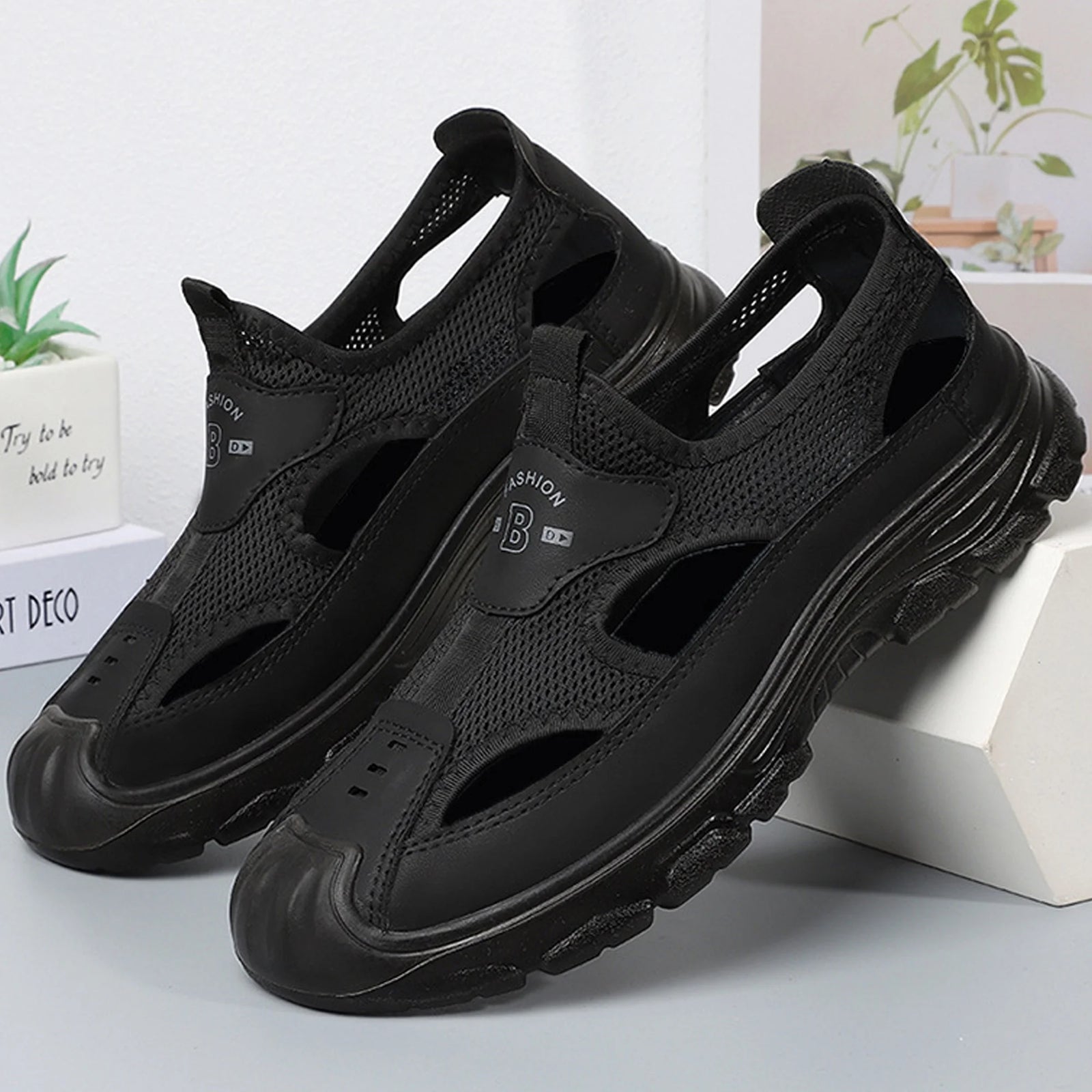 Men's Closed Toe Sandals BS72 Men's Closed Toe Sandals BS72