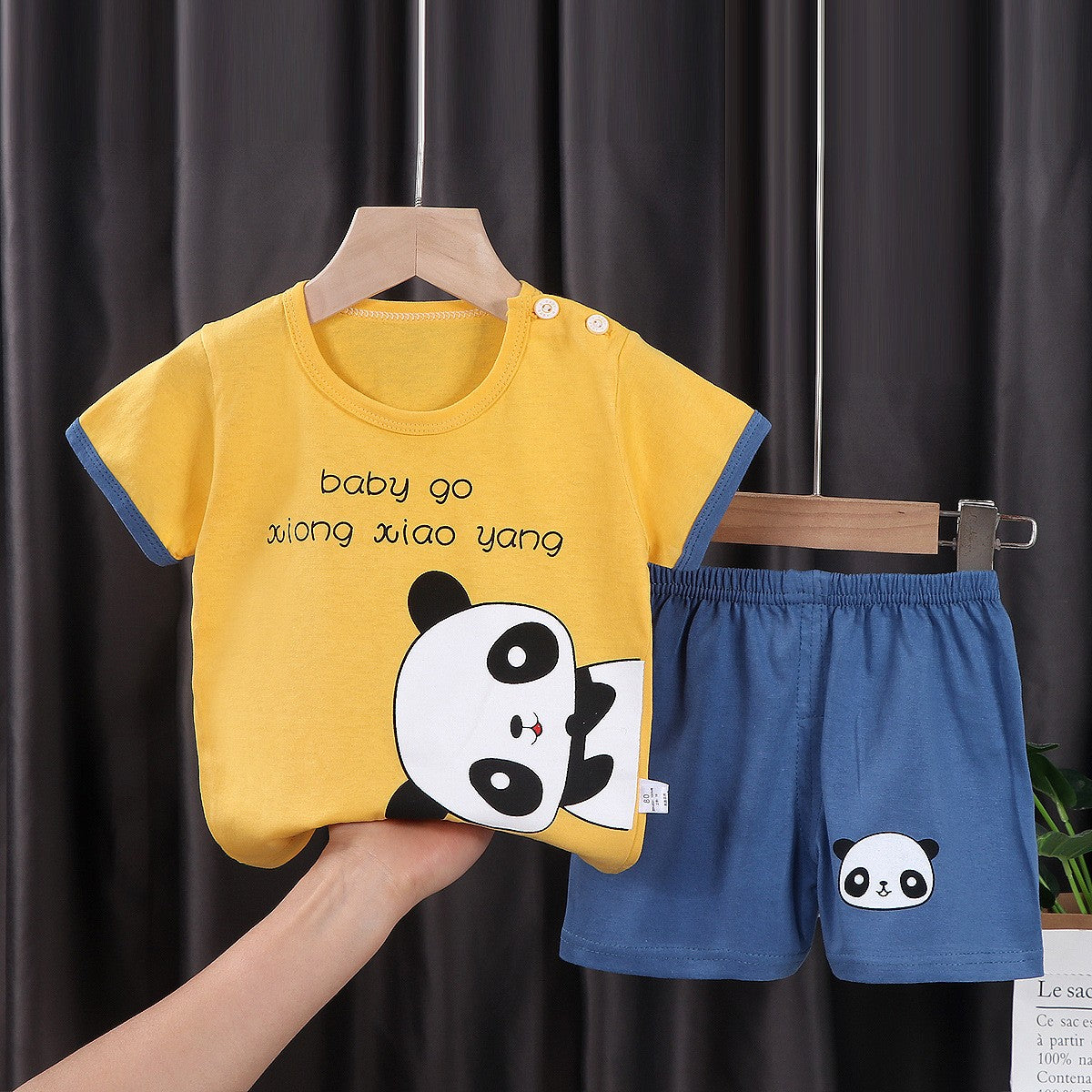 Kids Clothing Cartoon Tracksuit T Shirt +Pants Sets 1584236 Kids Clothing Cartoon Tracksuit T Shirt +Pants Sets 1584236