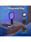 USB Portable Electric Mosquito Swatter – Fly Swatter with UV Light and Sharp Electric Spark – Efficient Indoor & Outdoor Insect Killer - TUZZUT Qatar Online Shopping