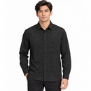 Men’s Black Geometric Pattern Long-Sleeve Shirt STM33101 - L (105)