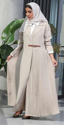 Womens Down Collar Abaya S128976 - TUZZUT Qatar Online Shopping