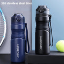 Fitness Cup 316 Stainless Steel Big Creative New Cup Vacuum Insulated Bottle 650ml - TUZZUT Qatar Online Shopping