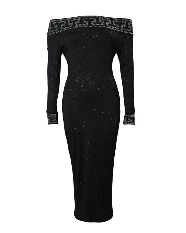 Women's Long Sleeve Maxi dresses 495506 -  XL