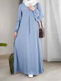 Women's Long Sleeve Solid Color Sequins/Glitter Jalabiya XL 434017
