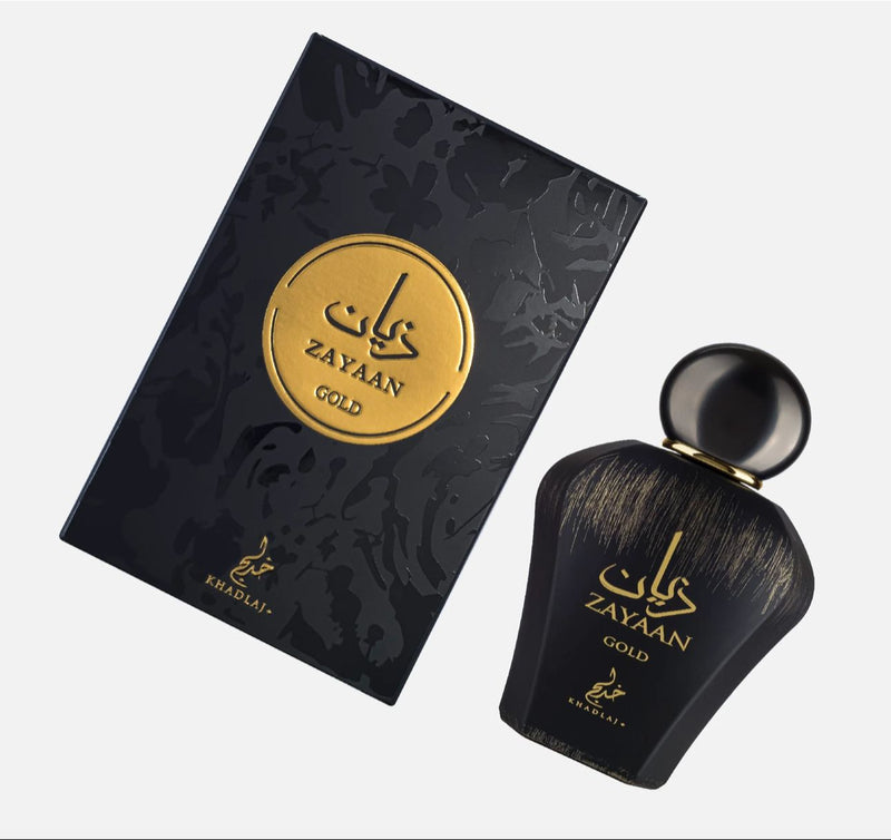 Khadlaj Zayaan Gold  EDP Parfum For Men 100 - ml - TUZZUT Qatar Online Shopping